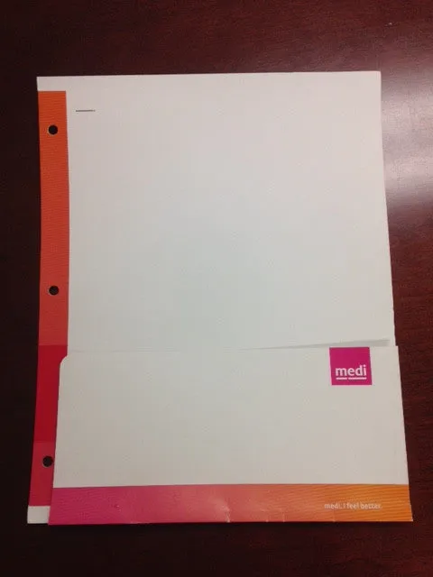 SINGLE POCKET EXPANDABLE LIT INSERT-FOR 3 RING BINDER