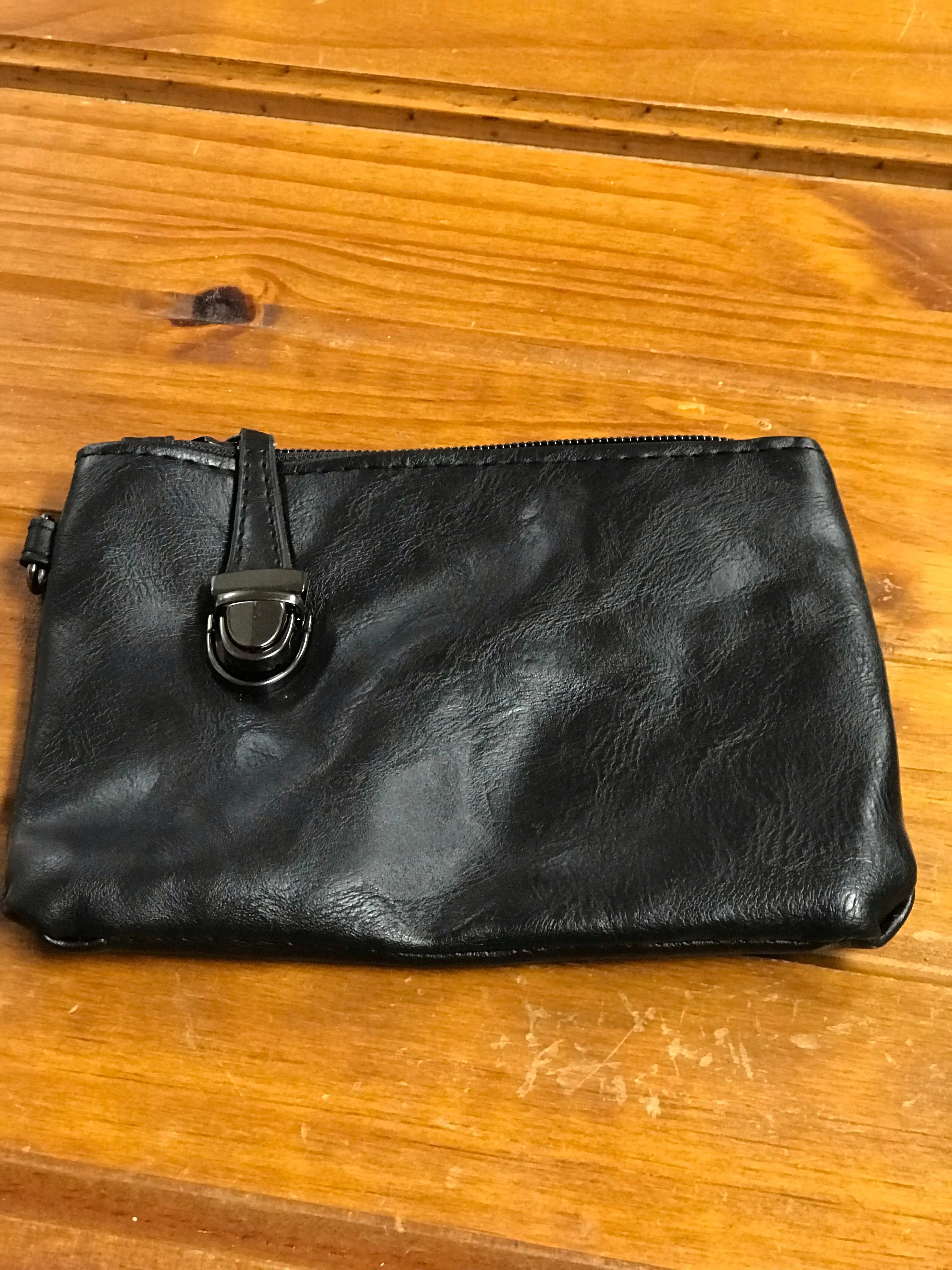 Small Black Wristlet