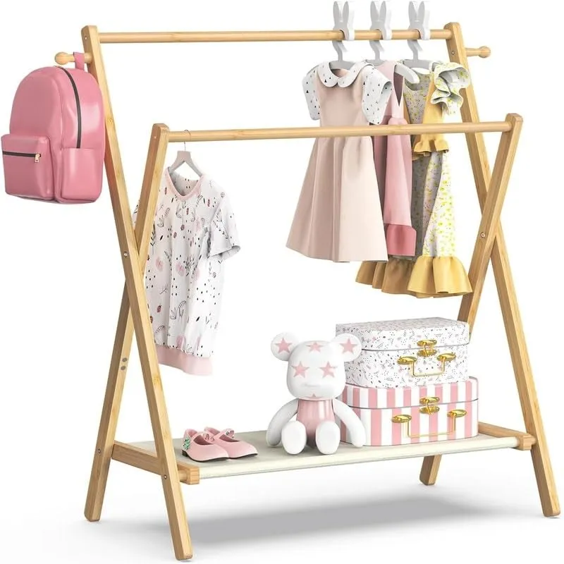 Small Clothes Rack for Toddler Pets 17.32" d X 31.1" w 41.33" h