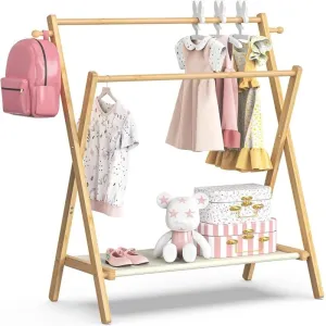 Small Clothes Rack for Toddler Pets 17.32" d X 31.1" w 41.33" h