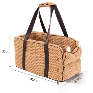 Snuggly-Safe Puppy Car Seat