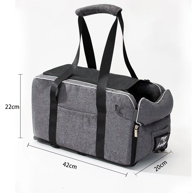 Snuggly-Safe Puppy Car Seat