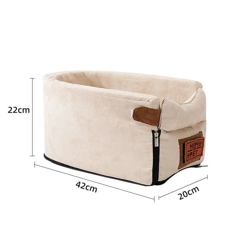 Snuggly-Safe Puppy Car Seat