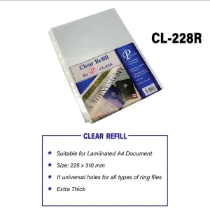 Spl Portfolio Certificate Holder Refills 10s