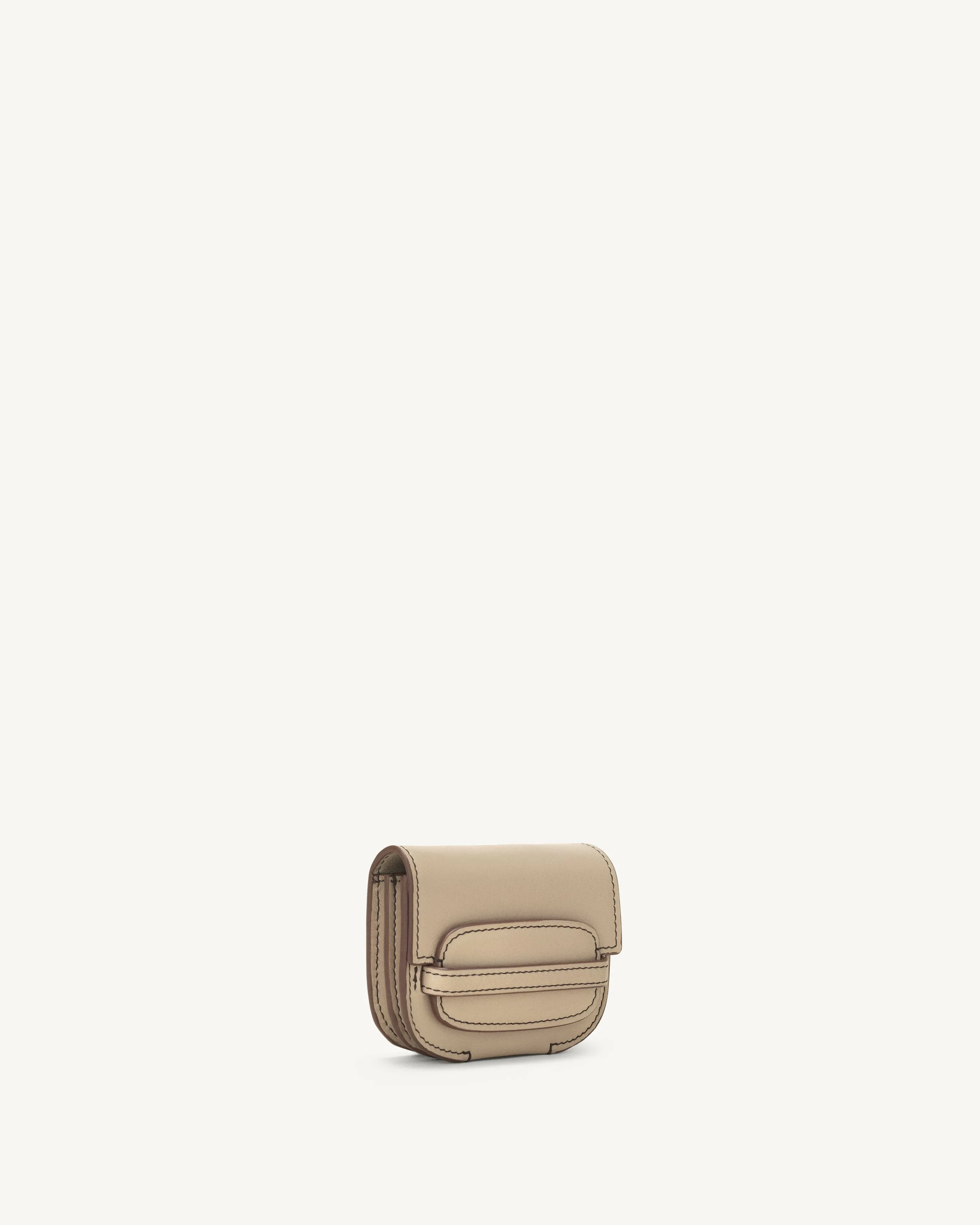 Sport Card Case in Bone Leather