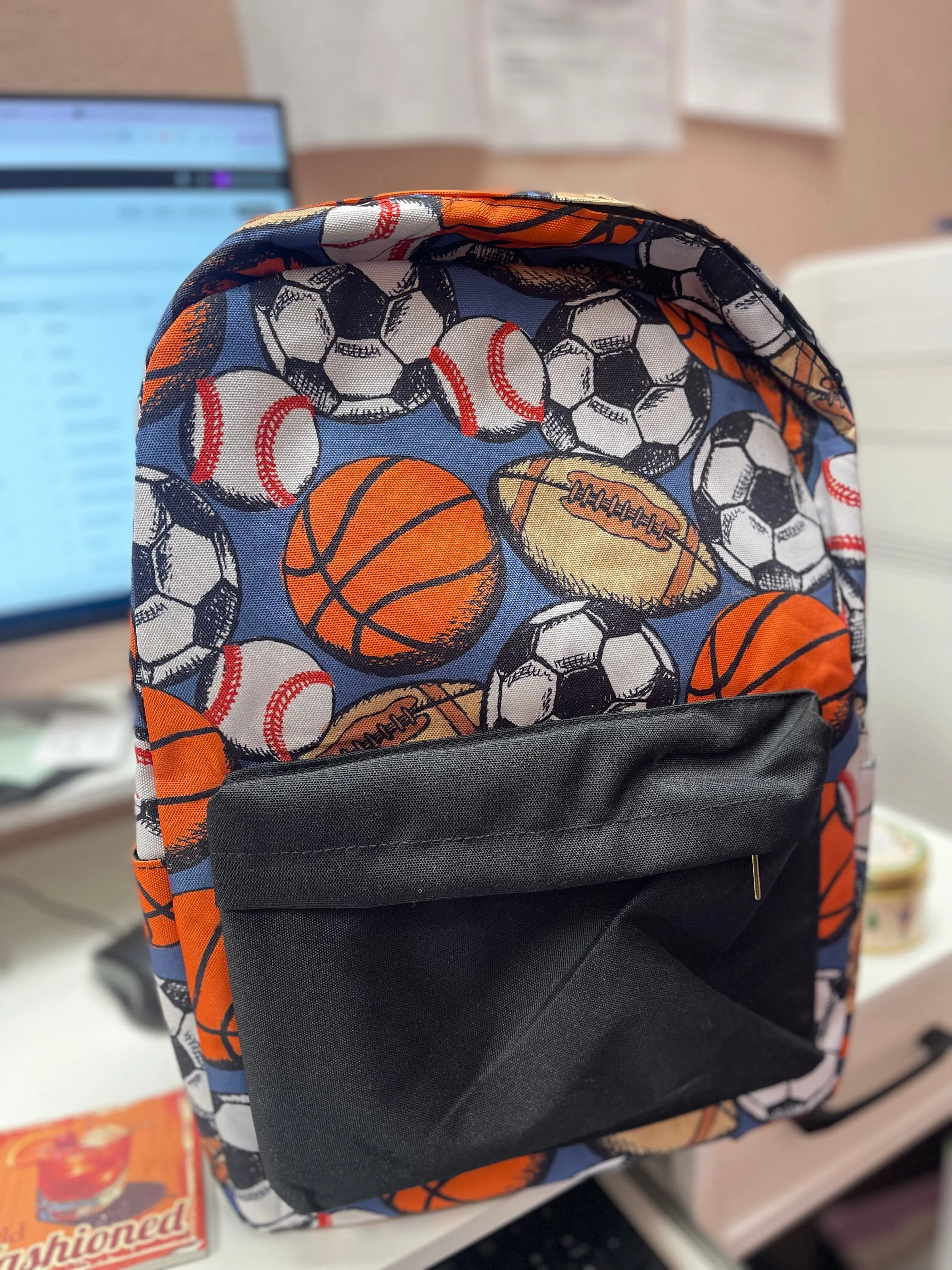 Sports Backpack and Lunchbox Set
