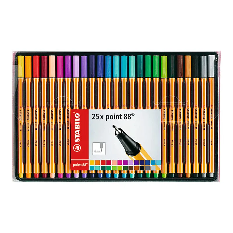 Stabilo Point 88 Wallet 25s Colors