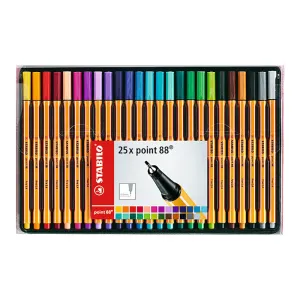 Stabilo Point 88 Wallet 25s Colors