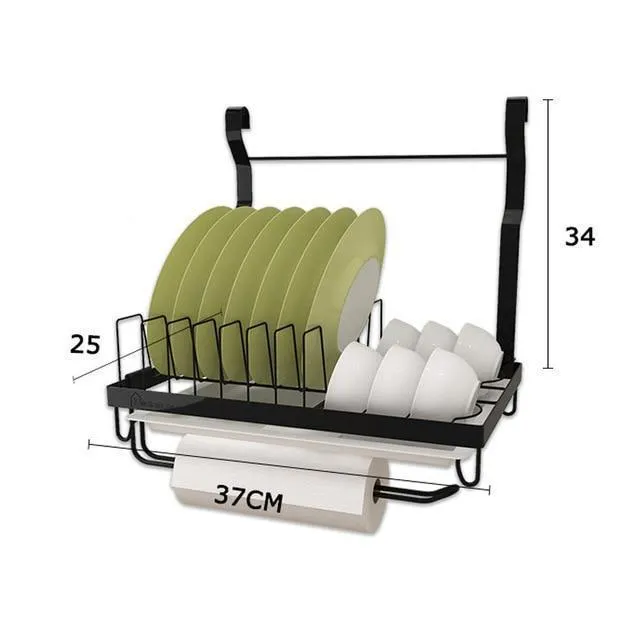 Stainless Steel DIY Wall Hanging Kitchen Racks and Organizer