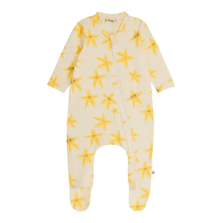 Starfish Print Lightweight Sleepsuit