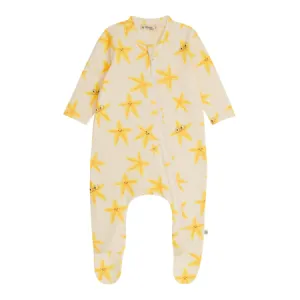 Starfish Print Lightweight Sleepsuit
