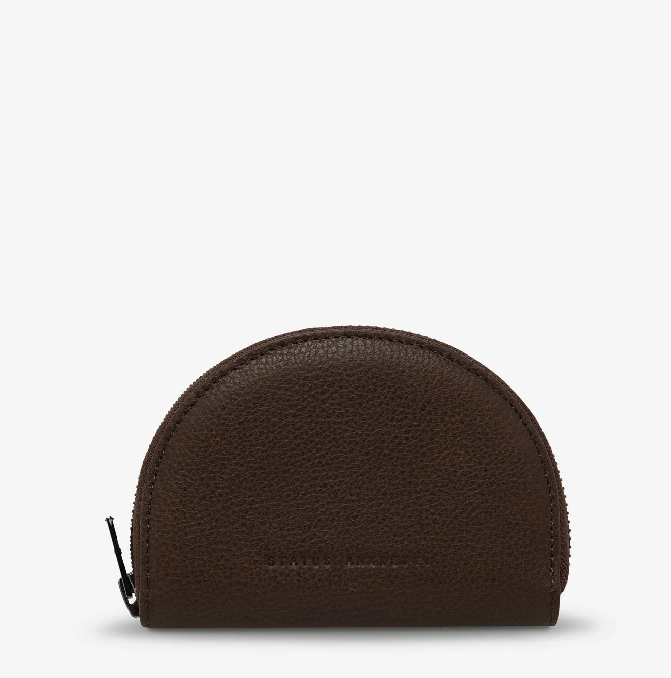 Status Anxiety II LUCID Zip Purse - cocoa
