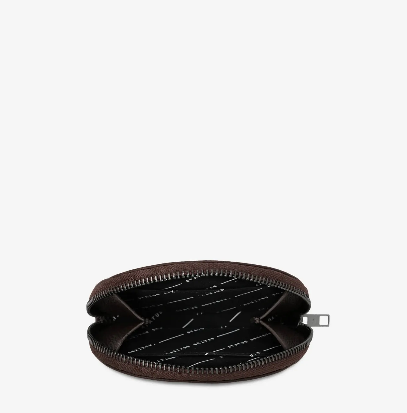 Status Anxiety II LUCID Zip Purse - cocoa