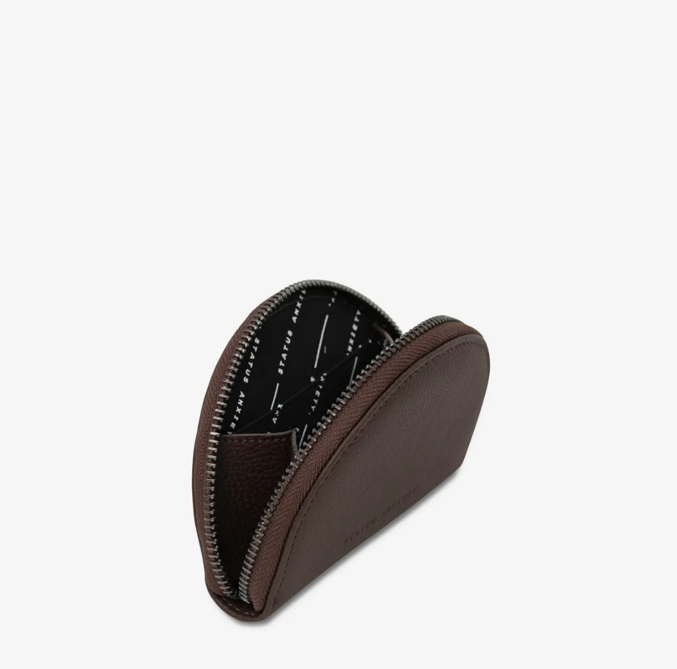 Status Anxiety II LUCID Zip Purse - cocoa