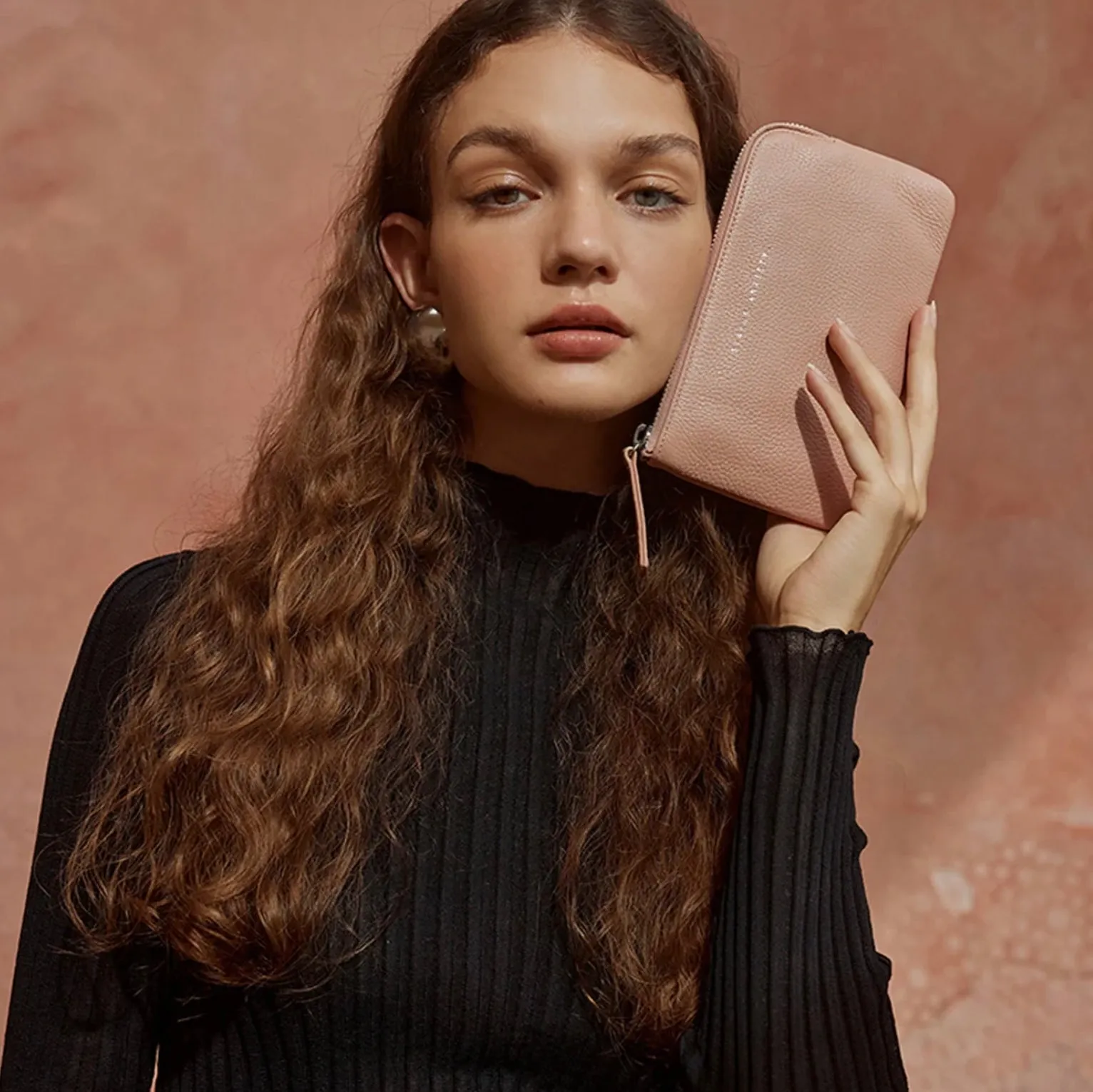 Status Anxiety II SMOKE and MIRRORS Wallet - dusty pink