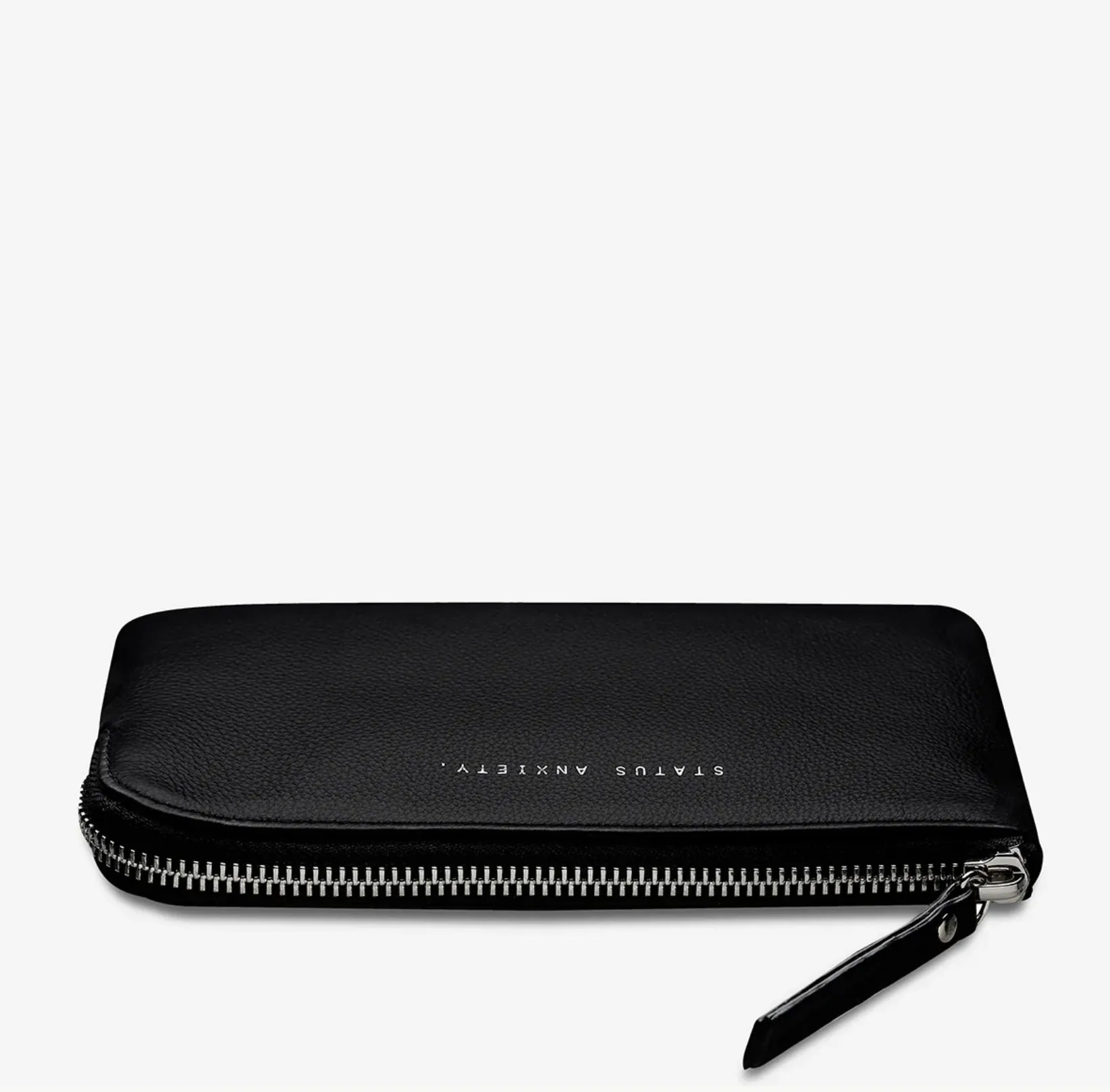 Status Anxiety II SMOKE and MIRRORS zip wallet - black