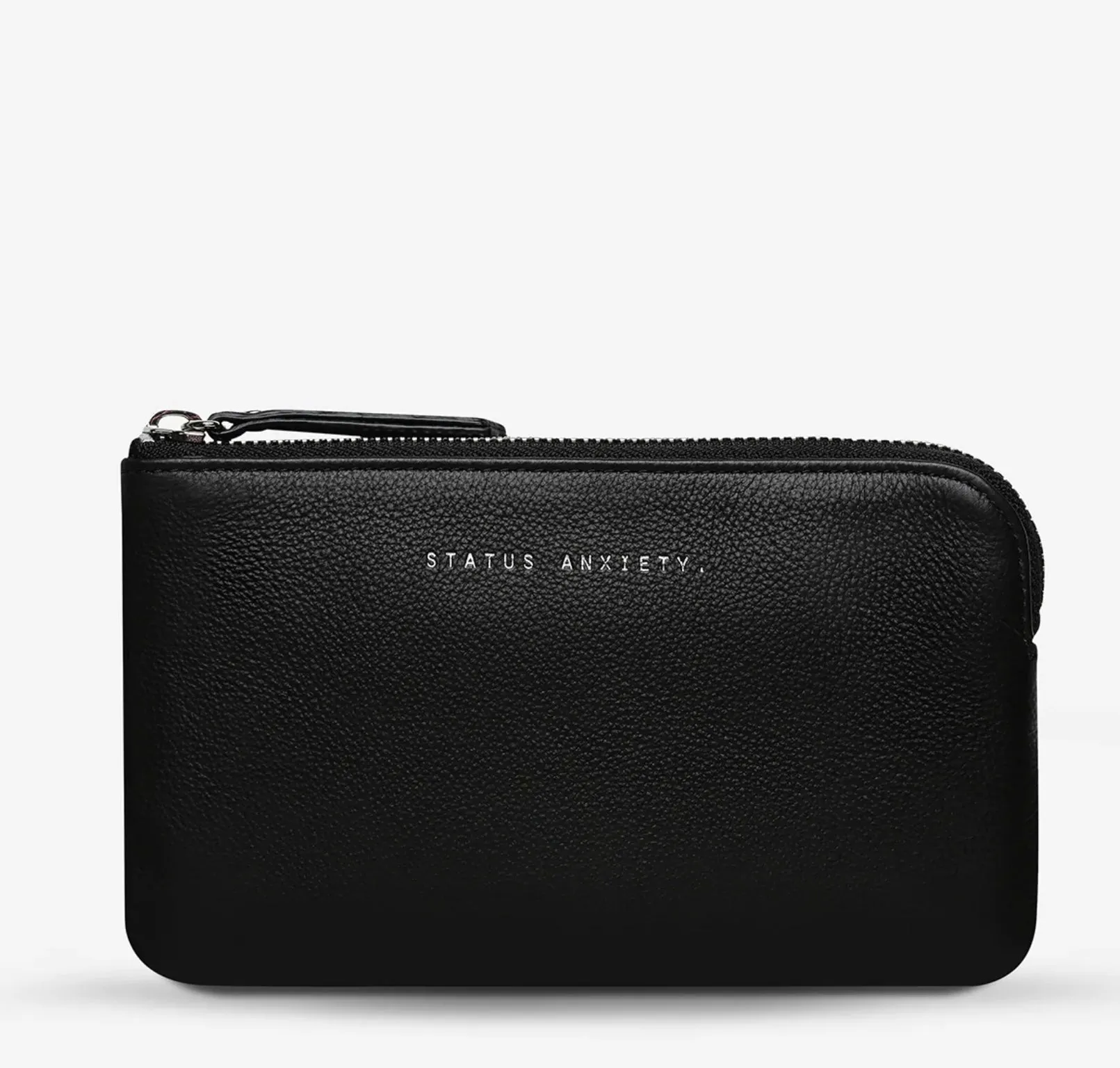 Status Anxiety II SMOKE and MIRRORS zip wallet - black