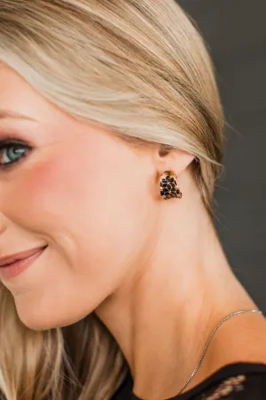 Steal The Show C-Hoop Earrings- Gold
