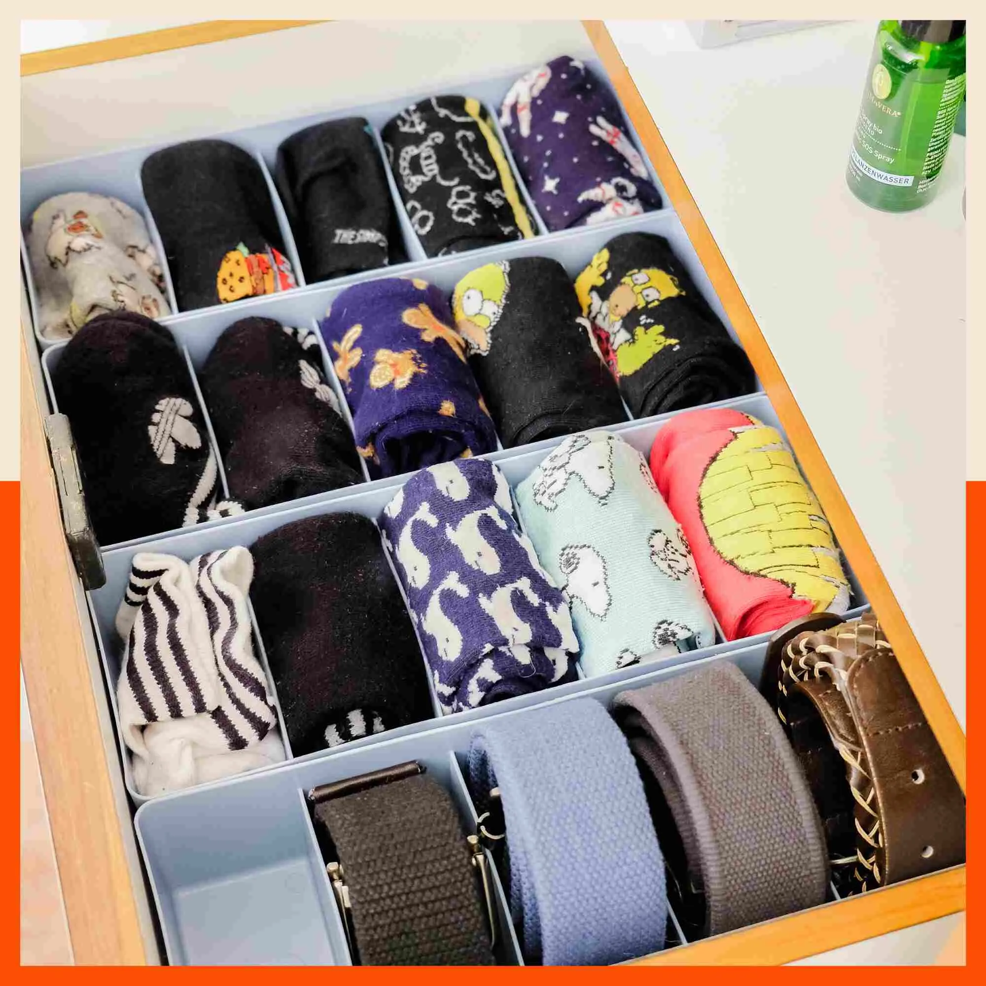 Stomo Dori Multi-Purpose Stackable Drawer Organizer For Home | Ivory - Set of 12