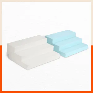 Stomo Taro Multipurpose Shelf Organizer for Home | Pearl White & Baby Blue