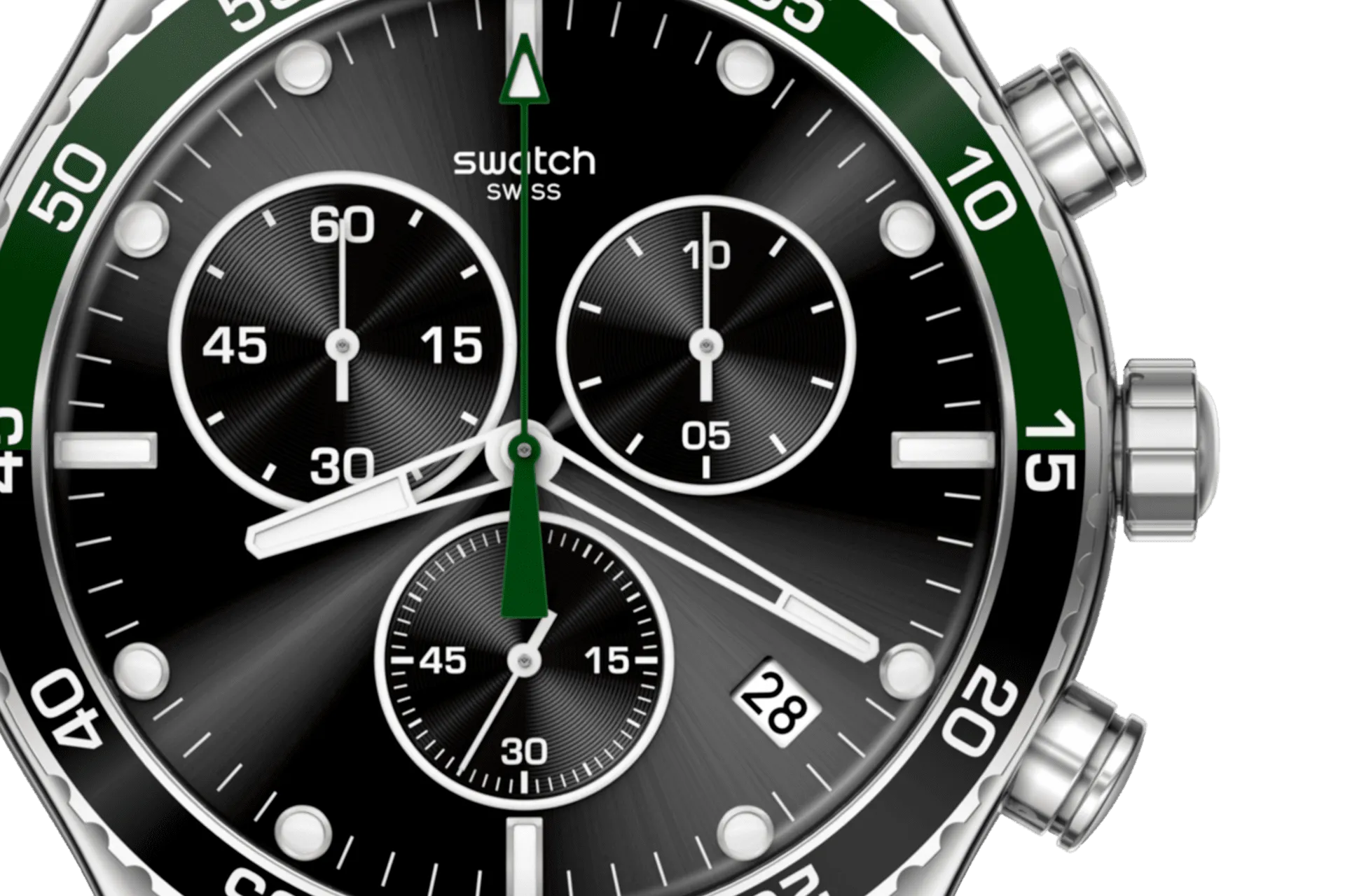 Swatch Dark Green Irony Originals Irony Chrono 43mm yvs506g