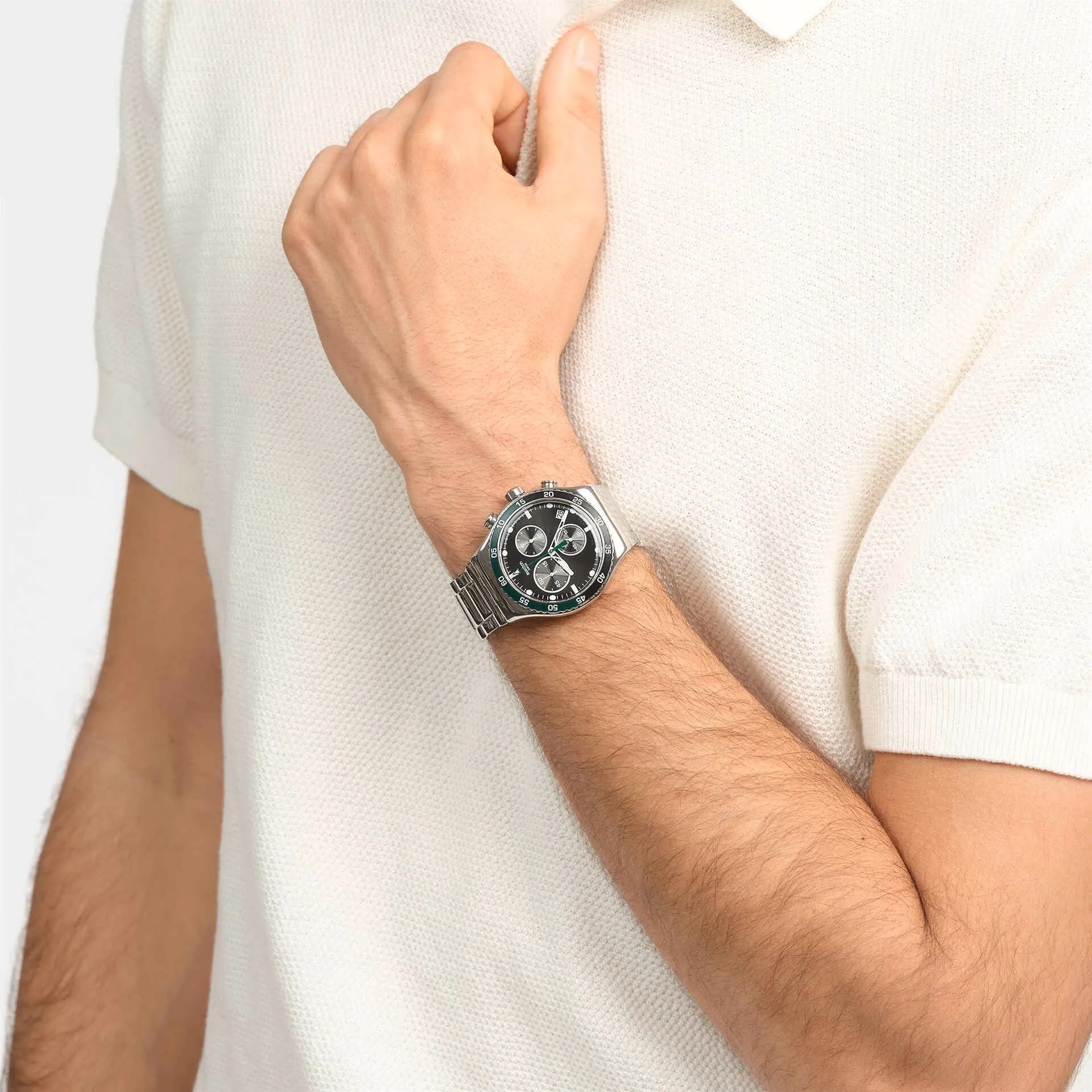 Swatch Dark Green Irony Originals Irony Chrono 43mm yvs506g