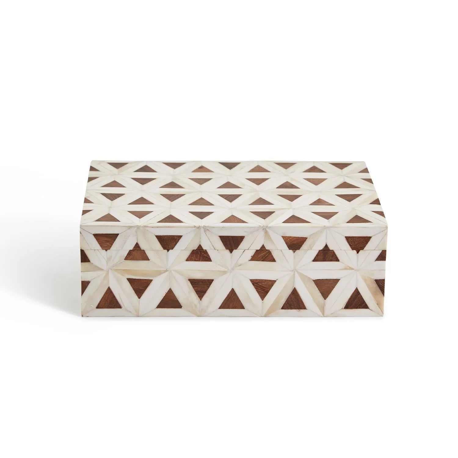 TC - Triangle Patterned Bone Covered Box