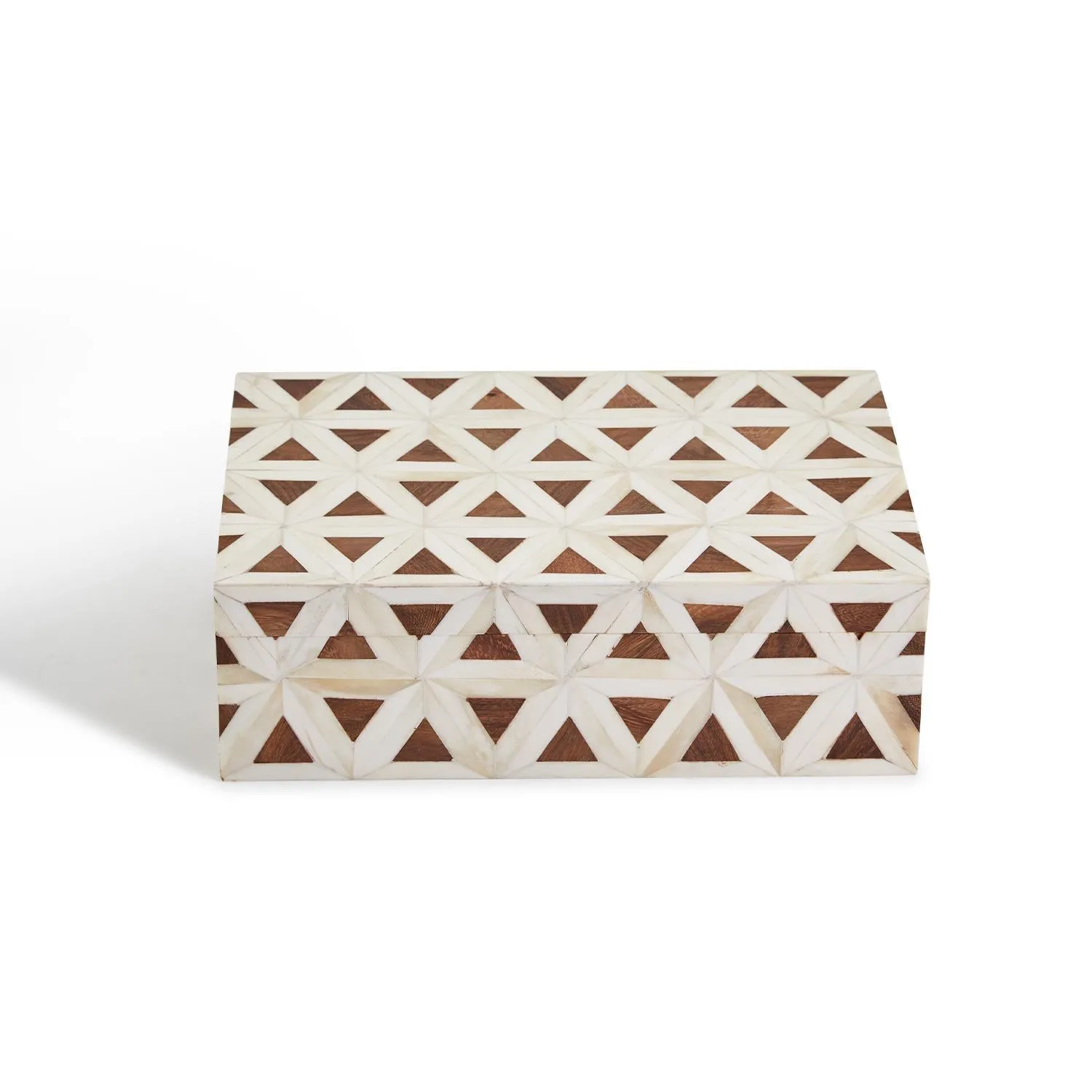 TC - Triangle Patterned Bone Covered Box