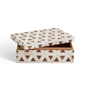 TC - Triangle Patterned Bone Covered Box