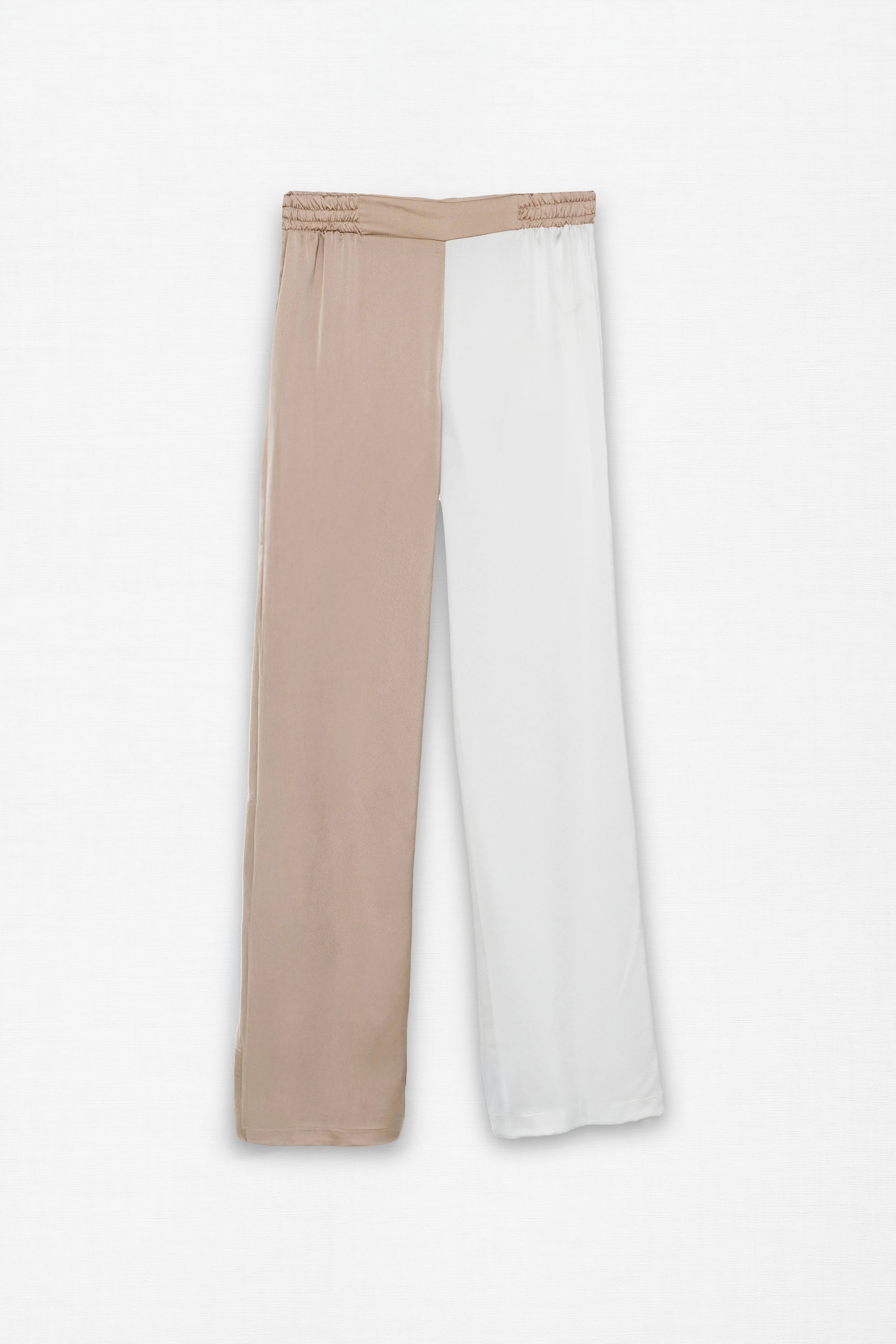 THE BI-COLOR CREAM PANTS