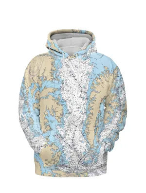 The Chesapeake Bay Explorer Lightweight Hoodie Sweatshirt