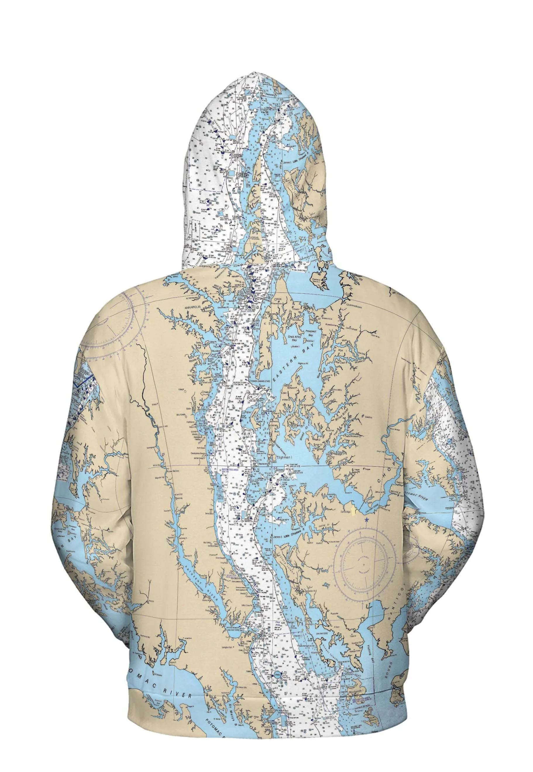 The Chesapeake Bay Explorer Lightweight Hoodie Sweatshirt