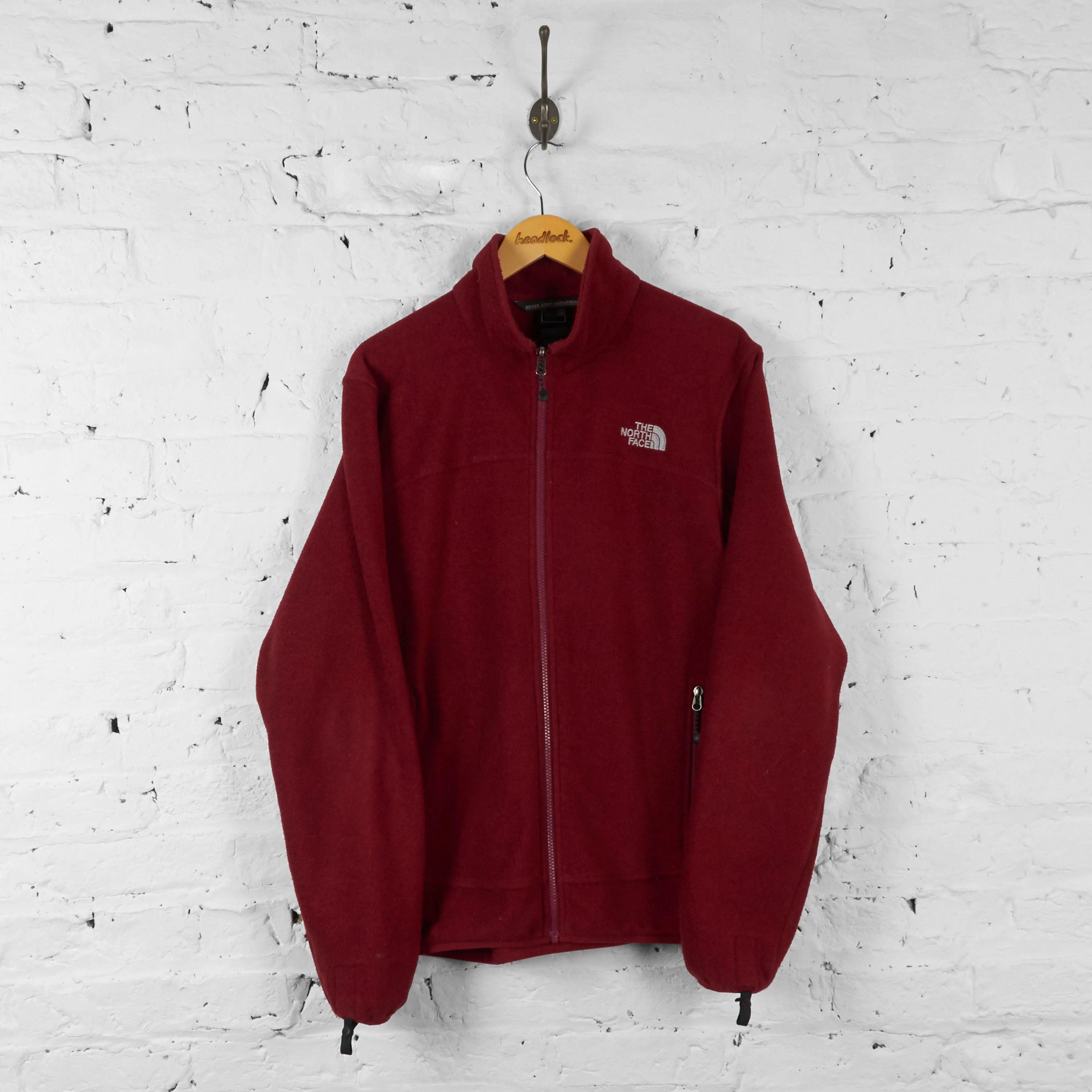 The North Face Full Zip Fleece - Red - L