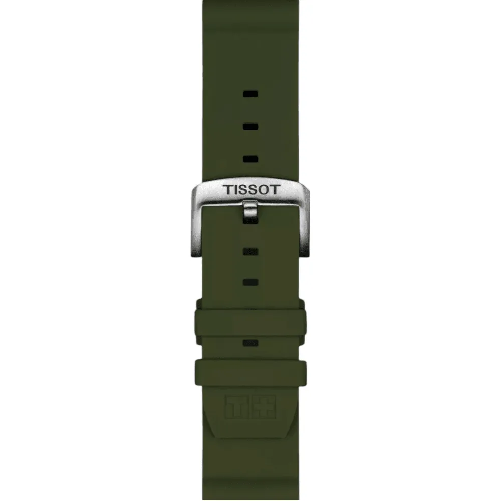 Tissot Official Khaki Silicone Strap Lugs 22 mm T852047177