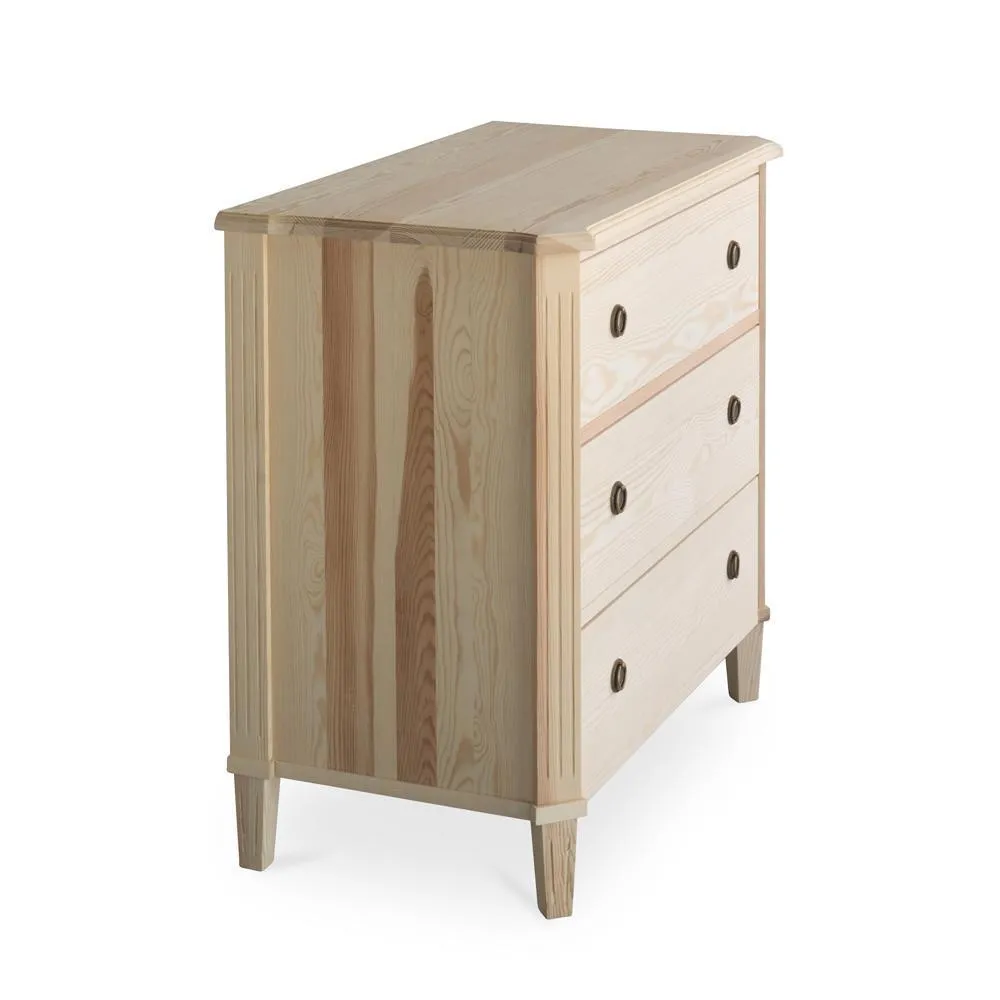 Tullgarn Gustavian Three Drawer Chest