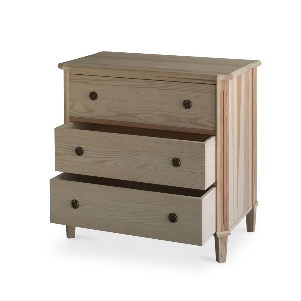 Tullgarn Gustavian Three Drawer Chest