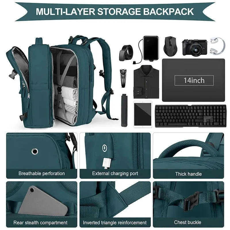 TuxodoBAG - 45L Expandable Travel Backpack