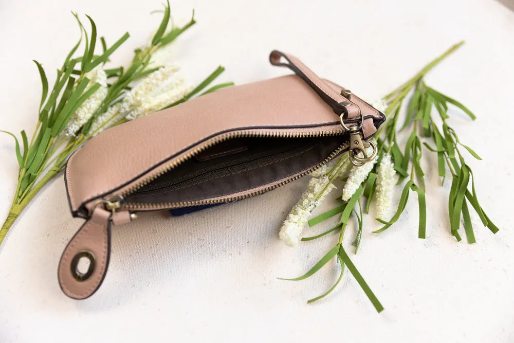 Twist Lock Crossbody Mini Clutch - Monogrammed Wristlet - Pastels