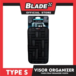 Type S Visor Strap Organizer V52970 (Black)