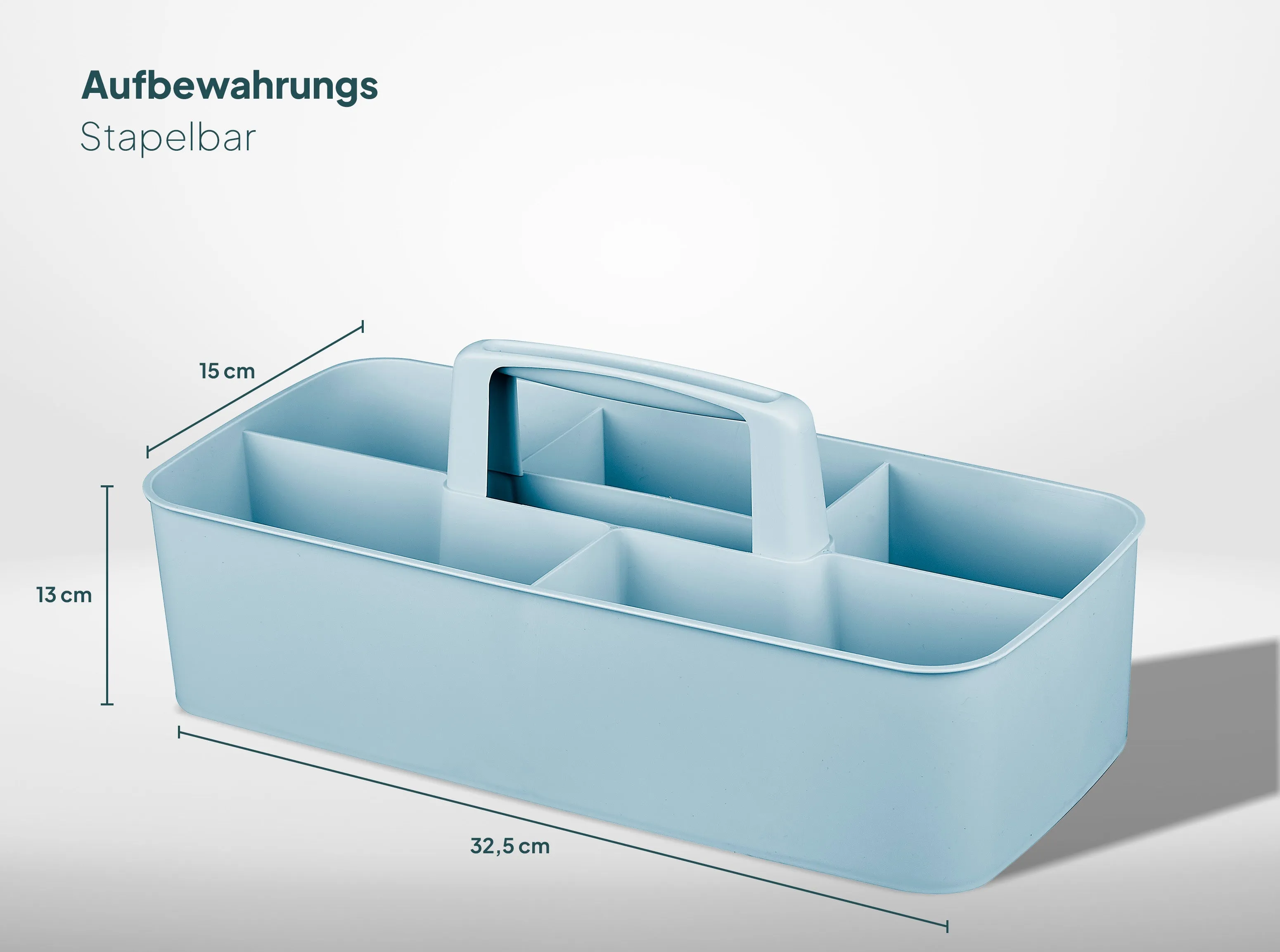 uandu Mehrzweck Korb Organizer - Hellblau