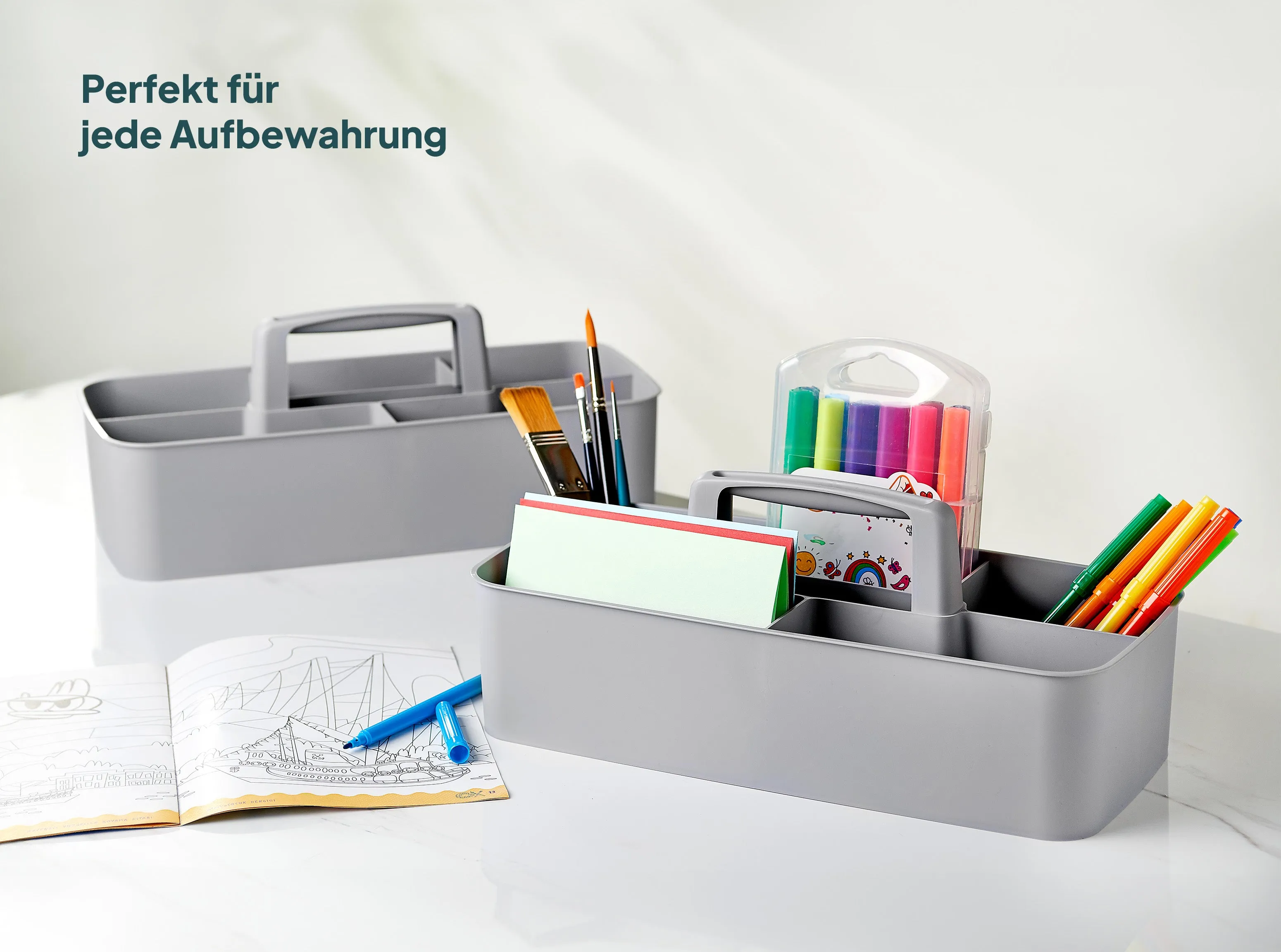 uandu Mehrzweck Korb Organizer - Hellblau