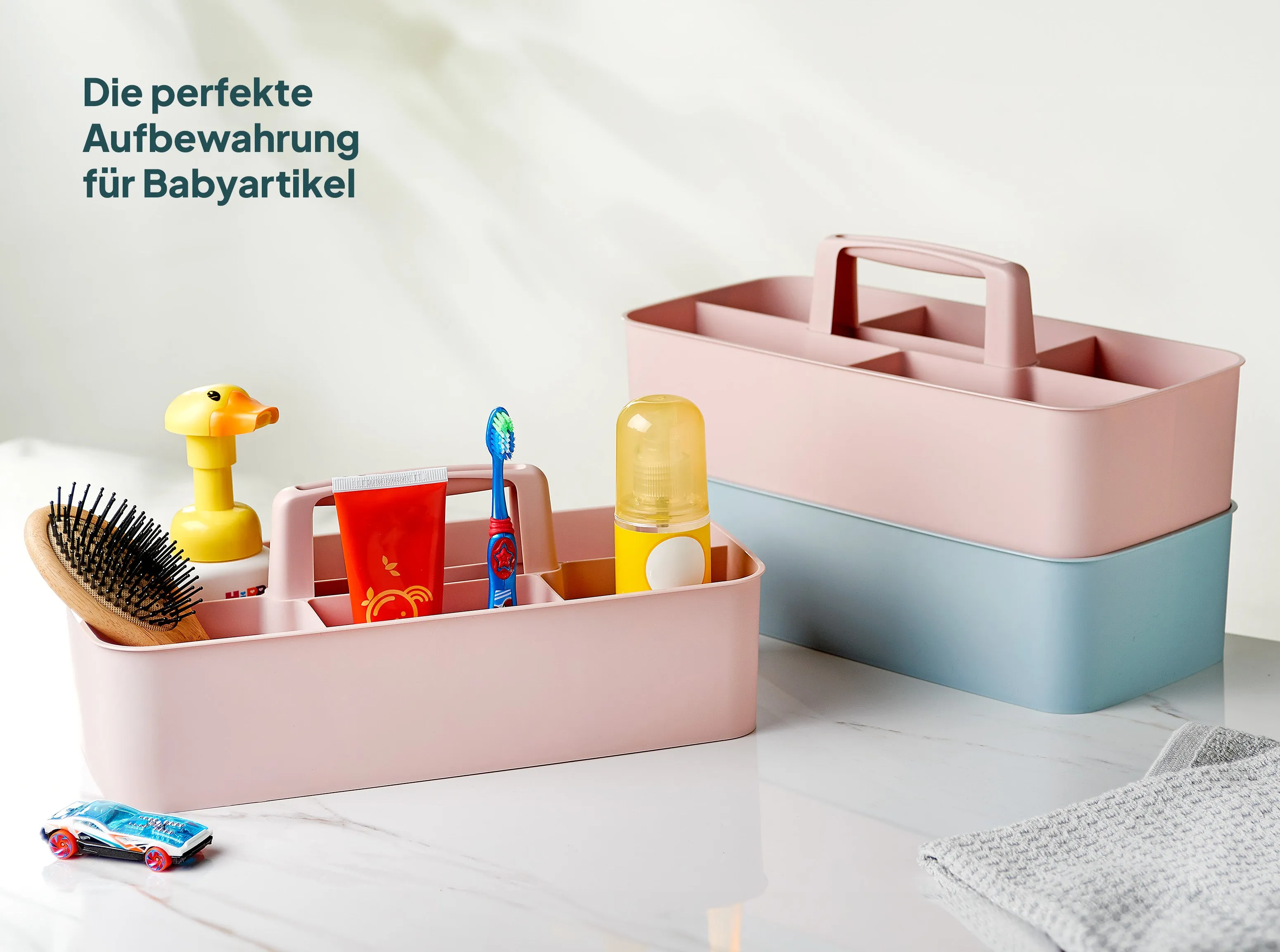 uandu Mehrzweck Korb Organizer - Hellblau