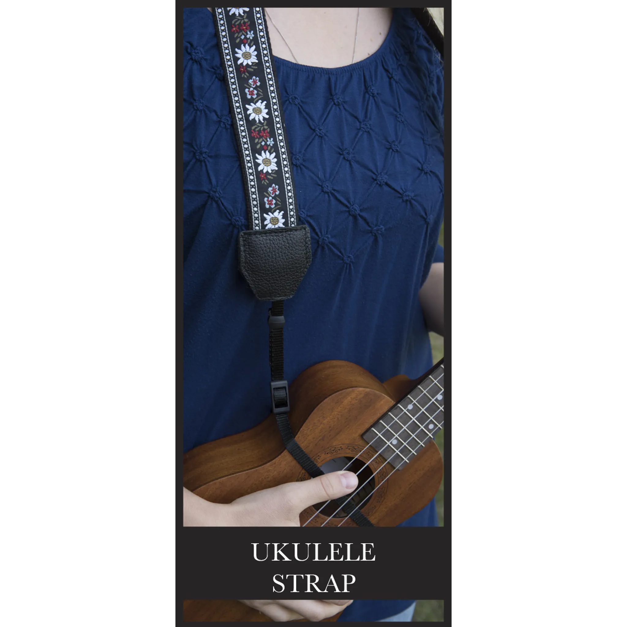 Ukulele - Olive Flowers