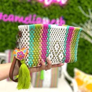 Upcycled Handwoven Crossbody Convertible - Marcela