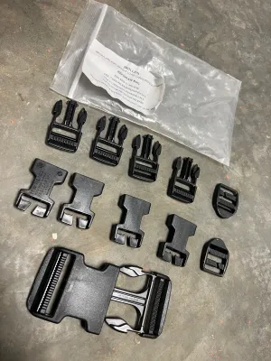 USGI MOLLE-ii Rucksack Buckle Repair Kit - Black