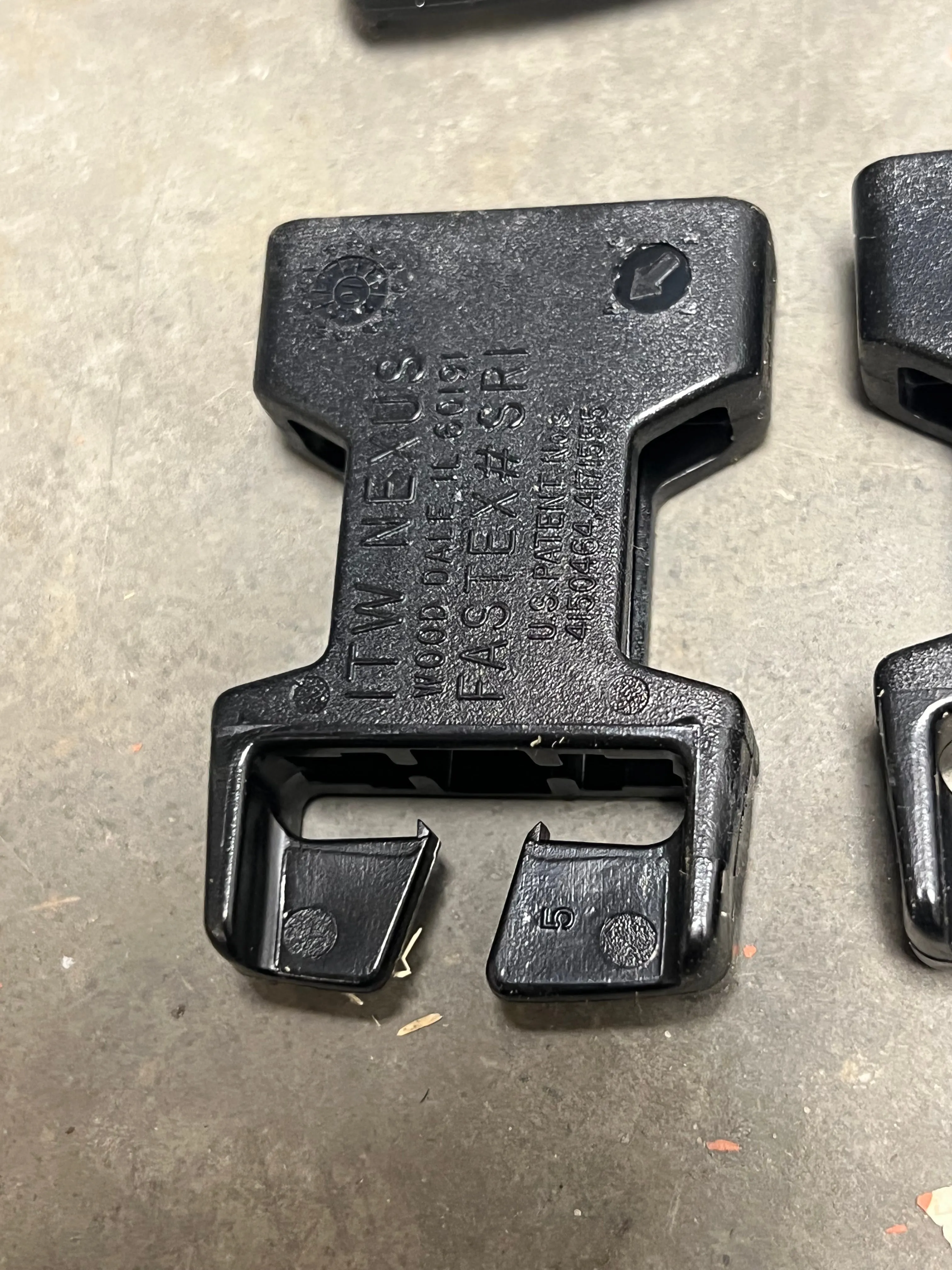 USGI MOLLE-ii Rucksack Buckle Repair Kit - Black