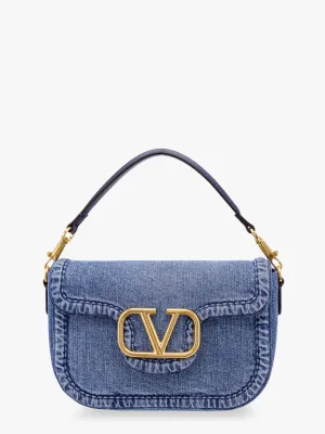 Valentino Garavani Alltime Valentino Garavani Denim Shoulder Bag