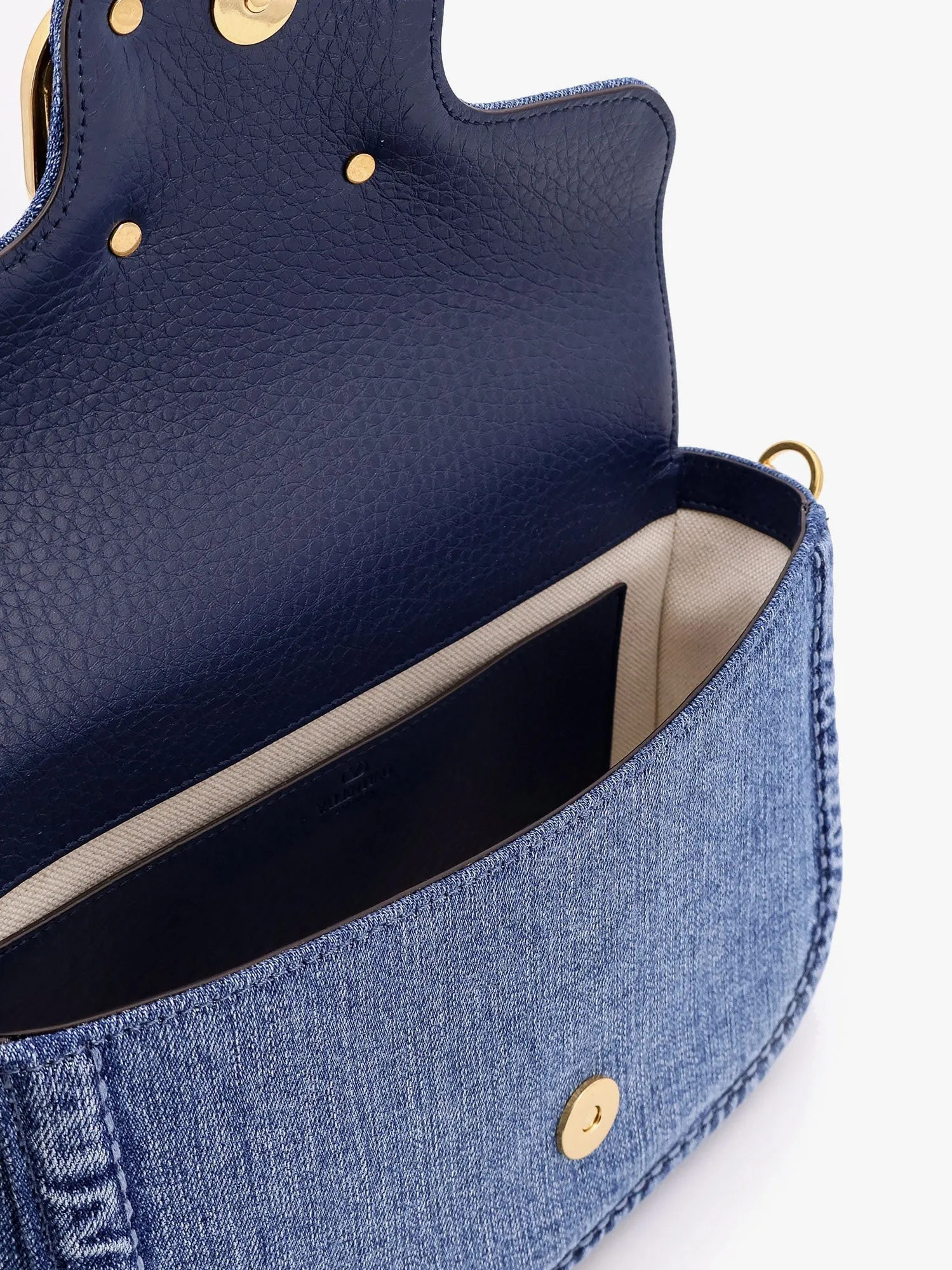 Valentino Garavani Alltime Valentino Garavani Denim Shoulder Bag