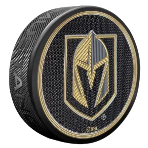 Vegas Golden Knights Puck - Trimflexx Primary Gold Design