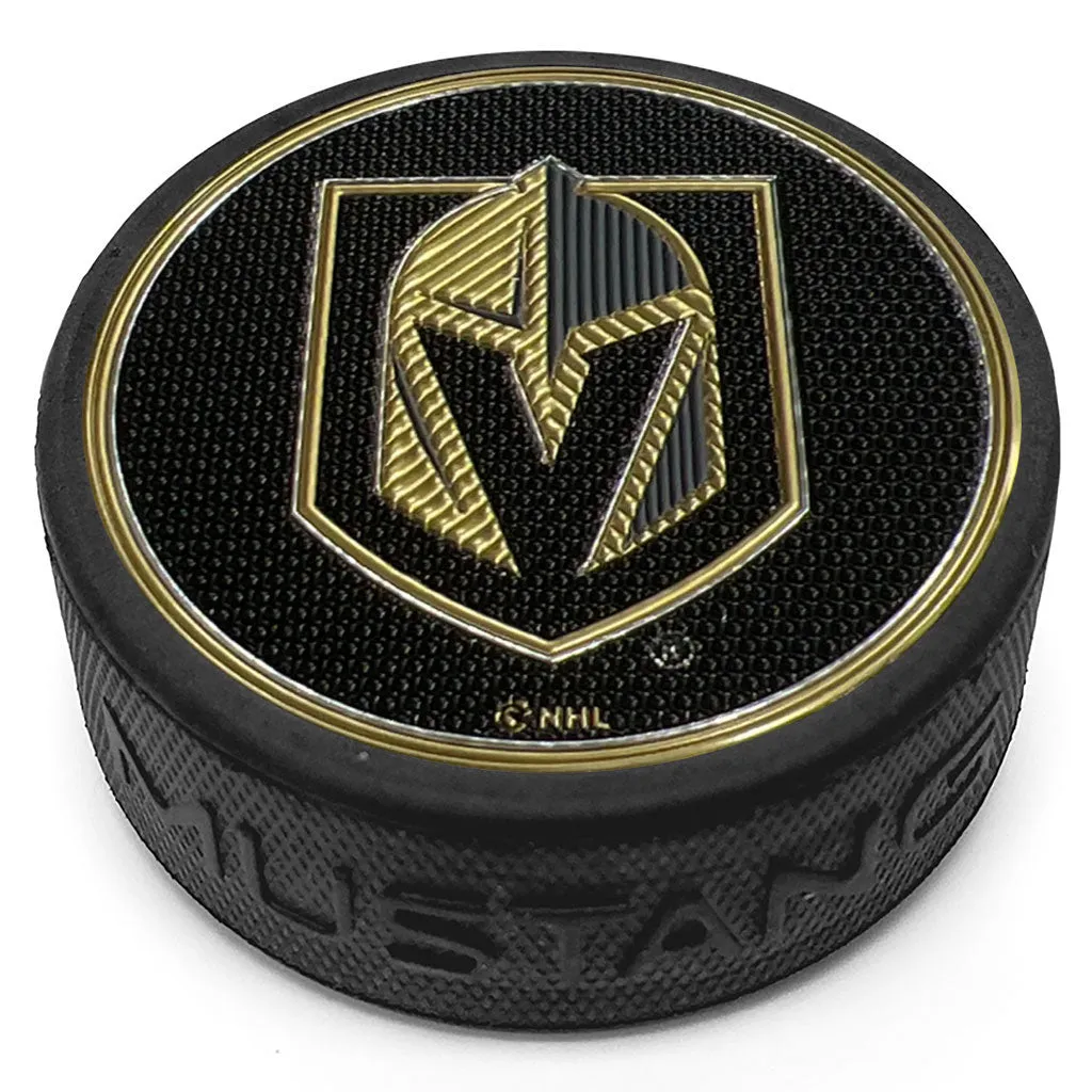Vegas Golden Knights Puck - Trimflexx Primary Gold Design